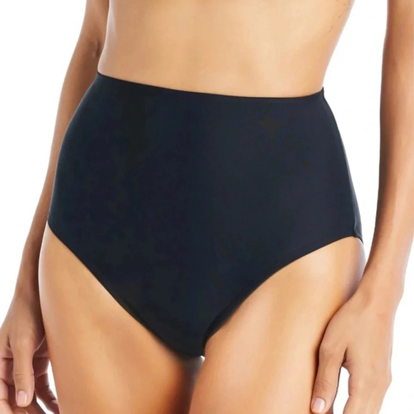 BEYOND CONTROL Tummy Control Classic High Waisted Bikini Bottom Black Size 8 NWT - Picture 9 of 9